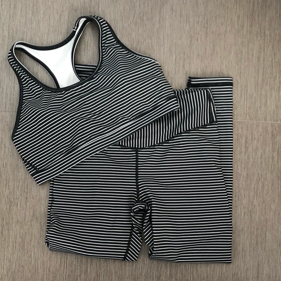 GapFit striped ankle-length leggings - Picture 2 of 7